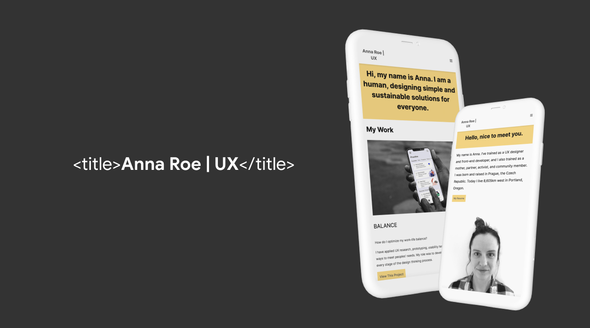Anna Roe Portfolio Header Image